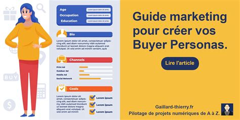 Guide Marketing Pour Cr Er Vos Buyer Personas Thierry P Gaillard