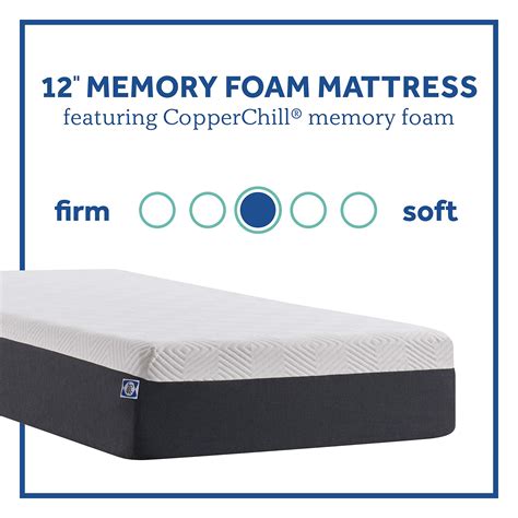 Sealy Memory Foam Bed In A Box Inch Medium Feel King Size