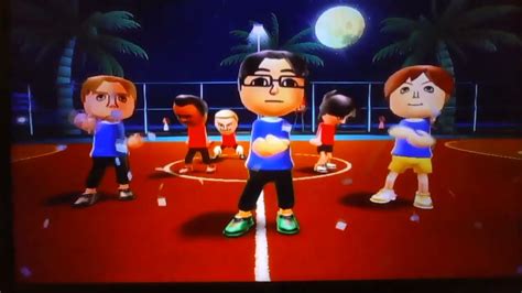 Wii Sports Resort Basketball Pickup Game 6 Beat Champion Tommy