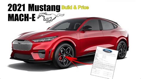 2021 Ford Mustang Mach E Rapid Red Metallic Tinted Clearcoat Options