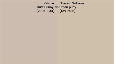 Valspar Dust Bunny 2005 10b Vs Sherwin Williams Urban Putty Sw 7532