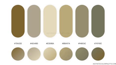 Beige Color Palettes Archives Aesthetic Color Palette