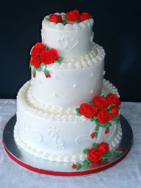 Valentine's Day Wedding Cake - CakeCentral.com