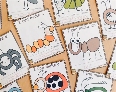 Insects Play Dough Mats Summer Theme Playdough Mats Bug Etsy Australia