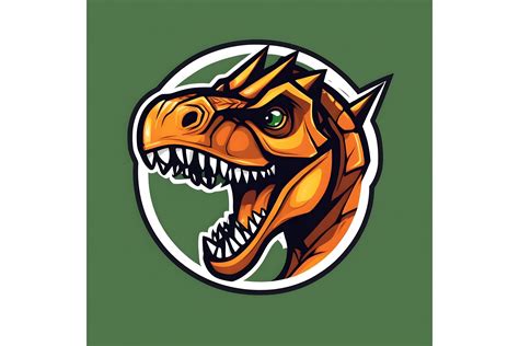 Dinosaur Logo Graphic by Craftable · Creative Fabrica