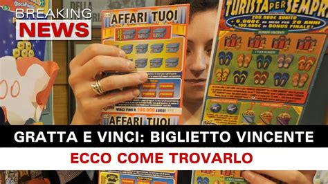 Gratta E Vinci I Trucchetti Per Trovare Il Biglietto Vincente Youtube