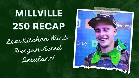 Millville Motocross Cc Recap Levi Kitchen Sweeps Haiden Deegan