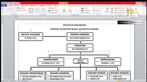 Cara Membuat Struktur Organisasi Perusahaan Dengan Excel Imagesee