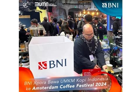 BNI Xpora Bawa UMKM Kopi Indonesia Ke Amsterdam Coffee Festival 2024