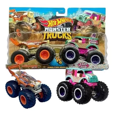 Hot Wheels Monster Trucks C Carbonator Vs Bad Scoop Parcelamento Sem Juros