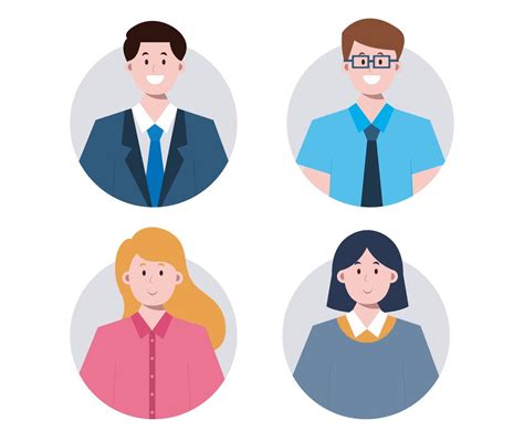 Business People Avatar Collection Freevectors