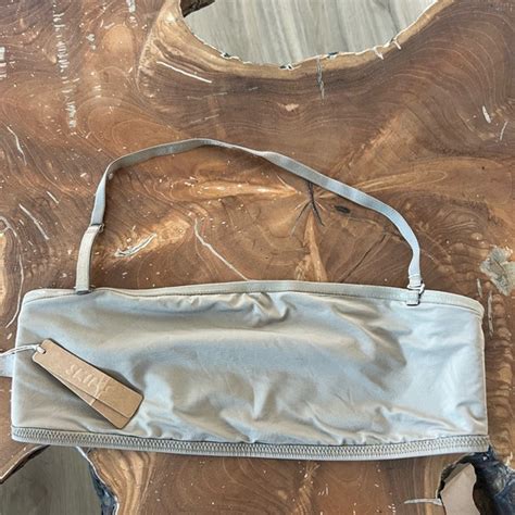 SKIMS Swim Nwt Skims Recycled Bandeau Bikini Top Nude Poshmark