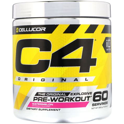 Cellucor C4 Original Explosive Pre Workout Watermelon 13 8 Oz 390