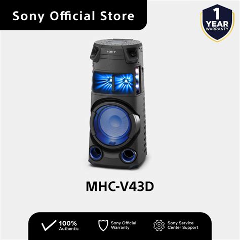 Sony MHC V43D High Power Audio System With Bluetooth Technology