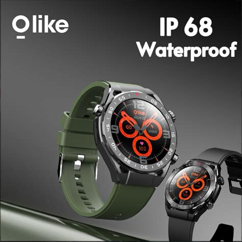 Jual Olike Fm Atlas Smartwatch Custom Watch Face Touch Waterproof