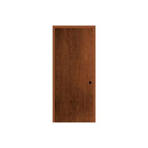 Masonite Belleville Oak Textured Flush Door With No Glass