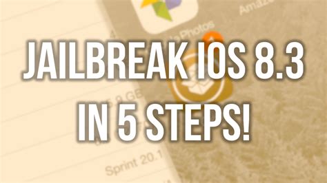 Jailbreak IOS 8 3 In 5 Simple Steps DDSHD