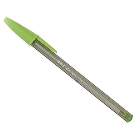 Caneta Esferogr Fica Grossa Mm Cristal Bold Verde Bic Canoas Rs