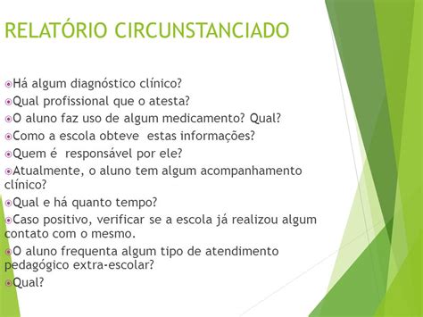 Exemplo De Relatório De Aluno Deficit De Atenção Novo Exemplo