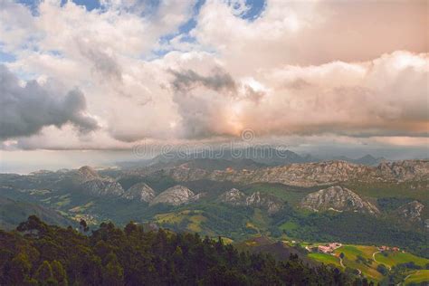 Vacations Picos De Europa in Asturias, Landscape Photography Stock ...