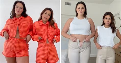 Estas Mujeres Comparan Las Tallas Xl Y Xs De La Misma Ropa Y Sus Videos