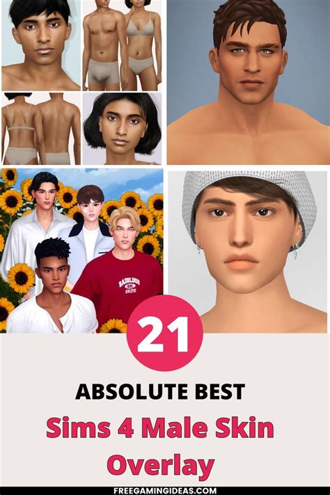 21+ Absolute Best Sims 4 Male Skin Overlay and Male Skin CC