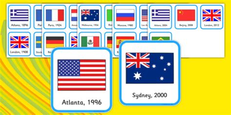 Olympic Timeline Sorting Cards - Olympics, Olympic Games, sorting cards