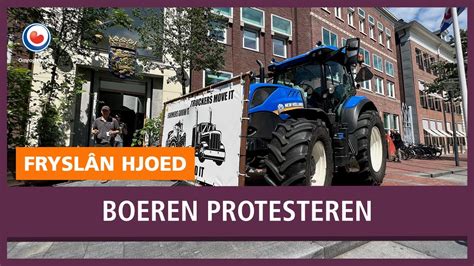 Repo Boeren Protesteren Bij Provinciehuis Leeuwarden Tegen