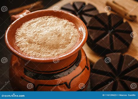 Chocolate Mexicano Cup Of Mexican Chocolate Traditional From Oaxaca