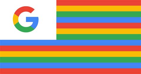 Flag of Google in the style of the US : r/vexillology