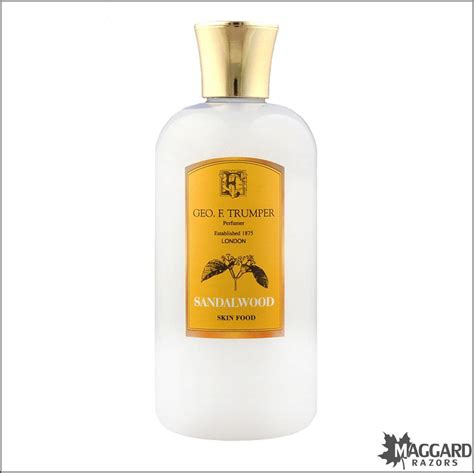 Geo F. Trumper Sandalwood Skin Food, 100 200 or 500ml — Maggard Razors