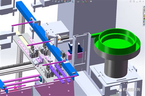 【非标数模】双振动盘送料非标设备3d图纸 Solidworks2021设计 附xt格式振动solidworks 仿真秀干货文章