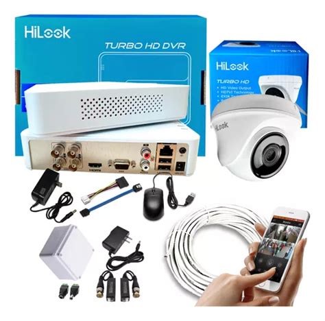 Kit Hikvision Hilook Dvr 1080 4 Ch 1 Cámara Seguridad 1080 Envío Gratis