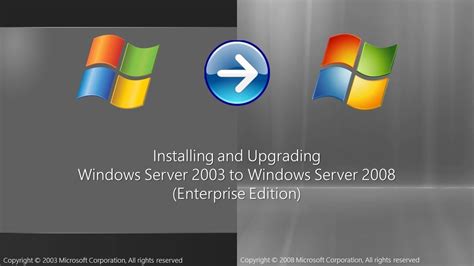 Installing And Upgrading Windows Server 2003 To Windows Server 2008