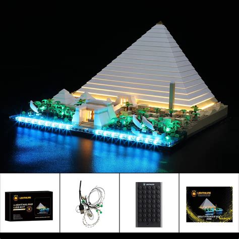 Lightailing Light Kit For Great Pyramid Of Giza In Great