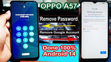 OPPO A57 Password Frp Bypass Android 14 A57 Frp Bypass Version 14