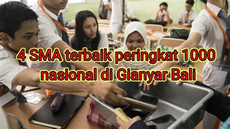 4 Sekolah Menengah Atas SMA Negeri Swasta Terbaik Di Gianyar Masuk