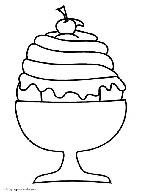 Printable Adult Coloring Pages Ice Cream