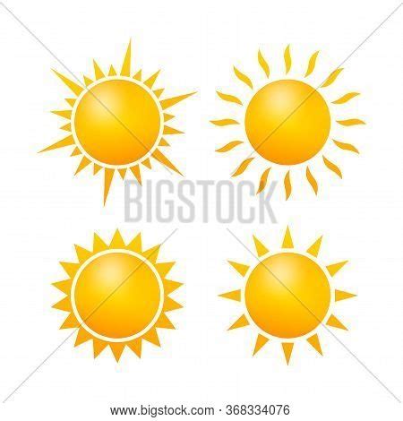 Set Realistic Sun Vector & Photo (Free Trial) | Bigstock