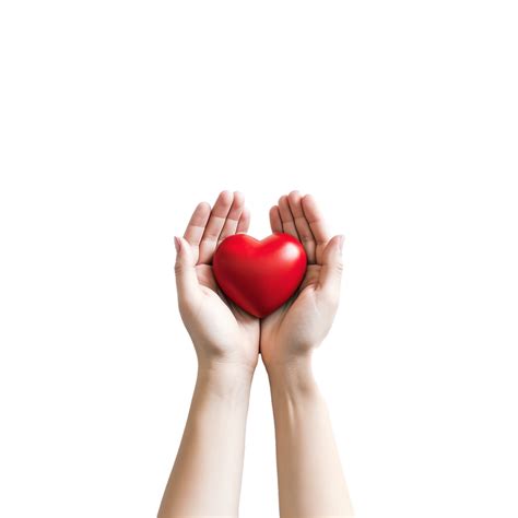 AI generated Hands holding a heart png isolated on transparent background 37275289 PNG