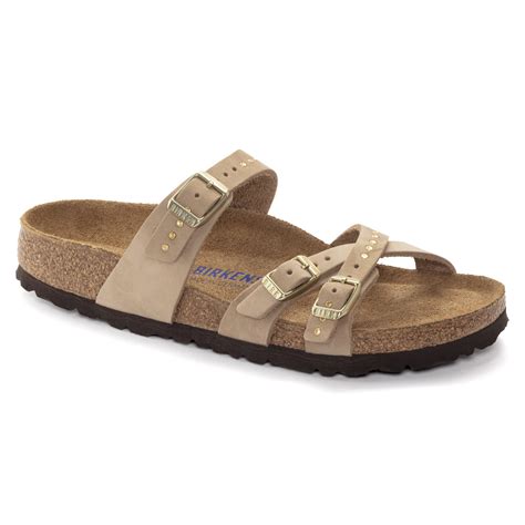 Franca Soft Footbed Nubuck Leather Sandcastle Birkenstock