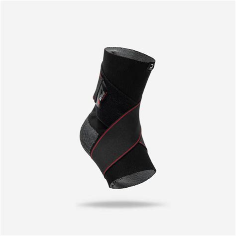 Adult Right/Left Ankle Ligament Brace R100 - Black