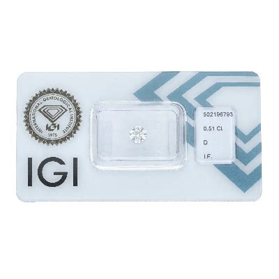 Diamante Certificato Igi Ct D I F Gv