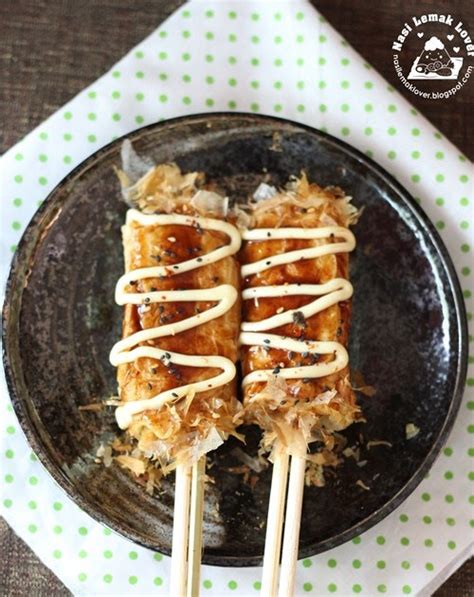 Hashimaki Okonomiyaki On Chopsticks