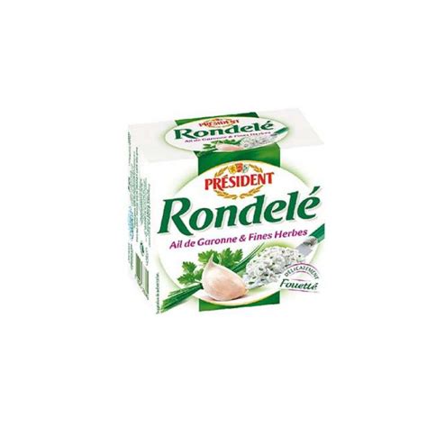 FROMAGE FRAIS AIL ET FINES HERBES 125G RONDELE