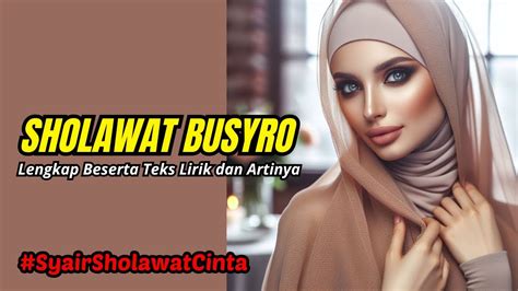 SHOLAWAT BUSYRO SHOLAWAT NABI MERDU TANPA MUSIK FULL 1 JAM PENENANG