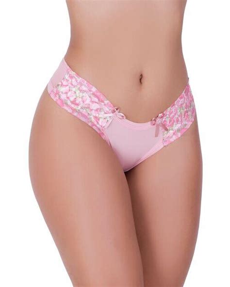 Comprar Calcinha Modelo Tanga Em Microfibra E Renda Seline Amore