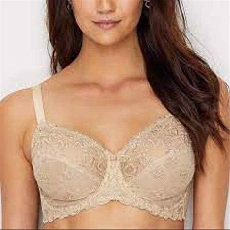 Wacoal Renaissance Rose Nude Lace Underwire Bra Size Gem