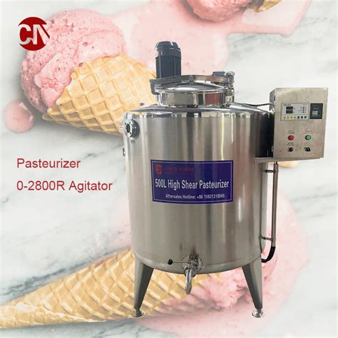 Tank Batch Pasteurizer UV Pasturization South Africa 1000L Machine Milk