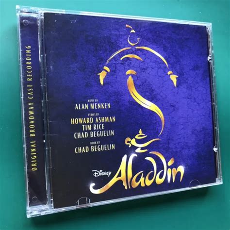 DISNEY ALADDIN BROADWAY Cast Soundtrack CD Chad Beguelin Alan Menken Tim Rice US £20.00 ...